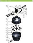 Astral Pool CA340 Stand Pipe & Laterals - Part # 77754