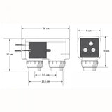 Zodiac Ezi Salt 24 Salt Chlorinator - Retrofits Zodiac LM2 / Ei2 / EL-1 / D25 / Aquasphere